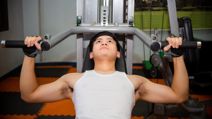What is a Preacher curl machine?