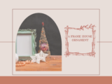 a frame house ornament
