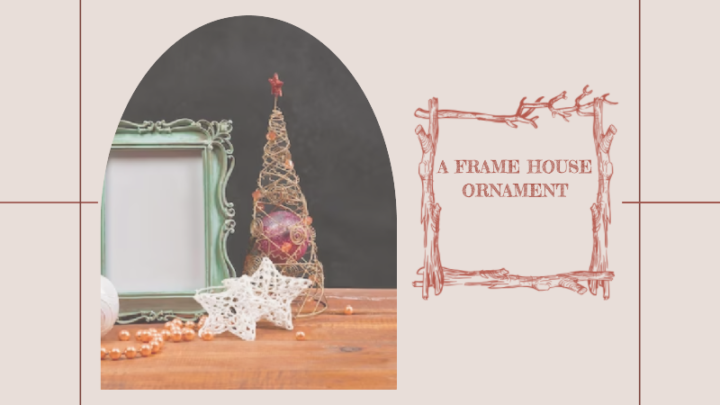 Unique and Charming: The Art of Decorating with Frame House Ornaments