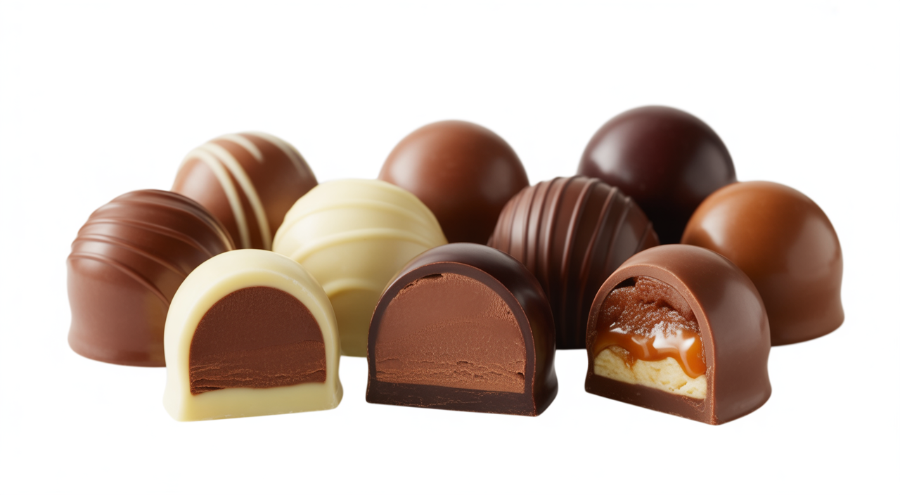 Best truffles chocolate assortment arranged for gifting and self-treat